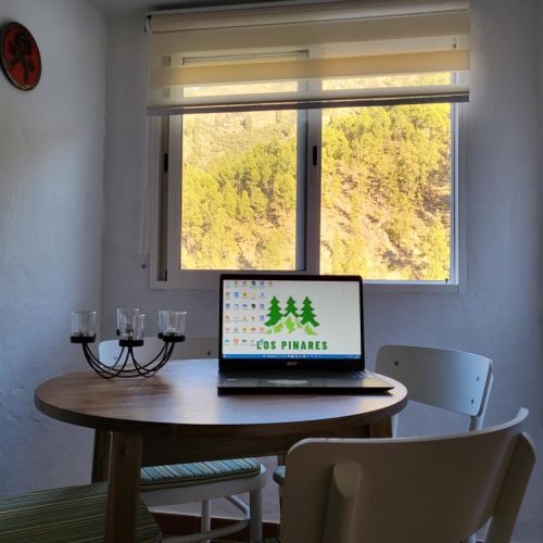 Espace de travail Maison Rurale Los Pinares El Juncal de Tejeda Grande Canarie