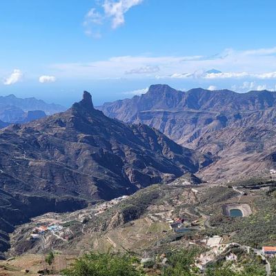 Roque Bentayga visto dal Roque Nublo
