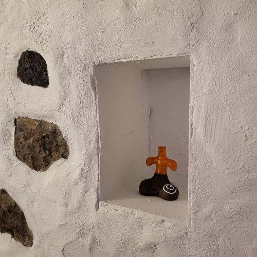 Chambre 1 de la maison Rurale 'los Pinares' El Juncal de Tejeda Grande Canarie