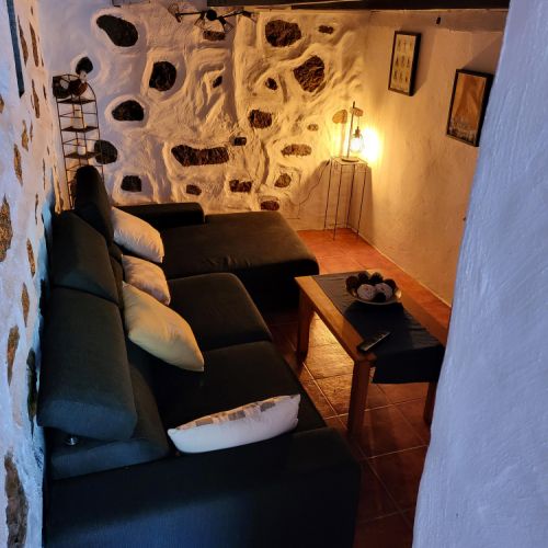 Salon de la Maison Rurale 'Los Pinares' El Juncal de Tejeda Grande Canarie