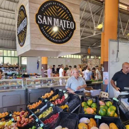 Bancarella di frutta al mercato di San Mateo