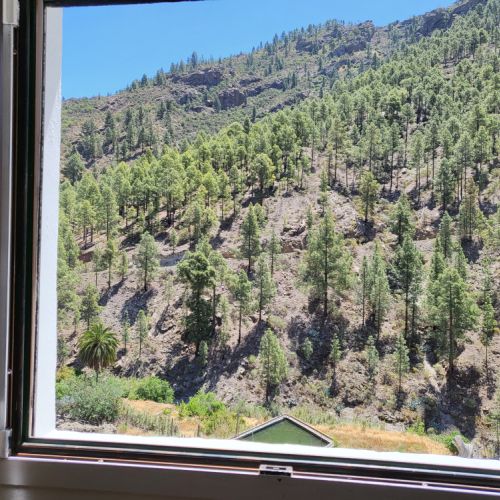 Vista desde la Casa Rural Los Pinares El Juncal de Tejeda