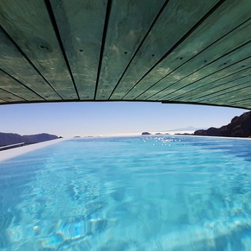 Blick vom Pool des Parador de Cruz de Tejeda aus