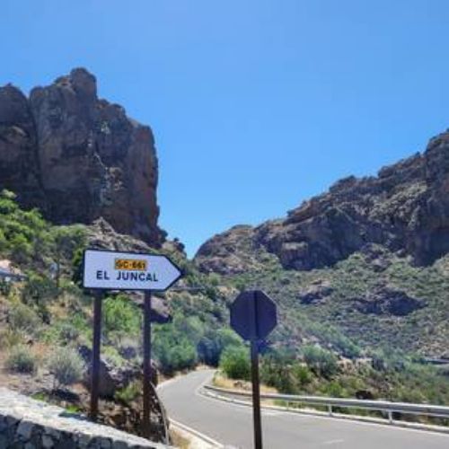 Straßenschild „El Juncal“