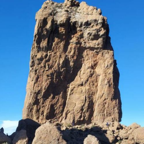 The summit with the monolith